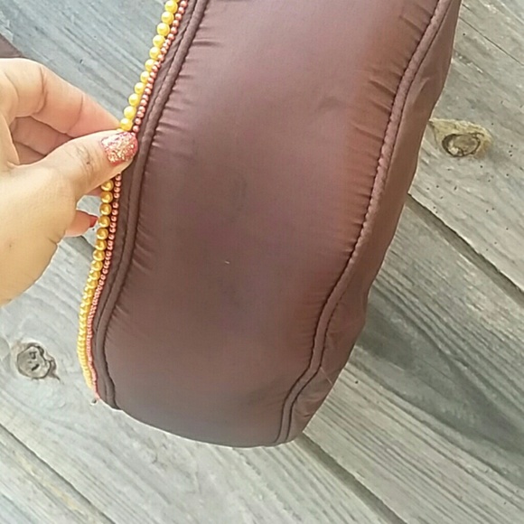 Maggie B Boho Chic Shoulder Bag Beaded Detailing - Picture 4 of 7